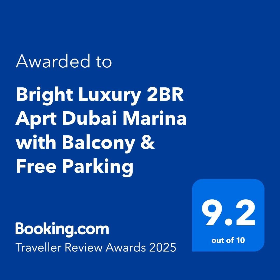 Appartement Bright Luxury 2Br Aprt Dubai Marina With Balcony Extérieur photo